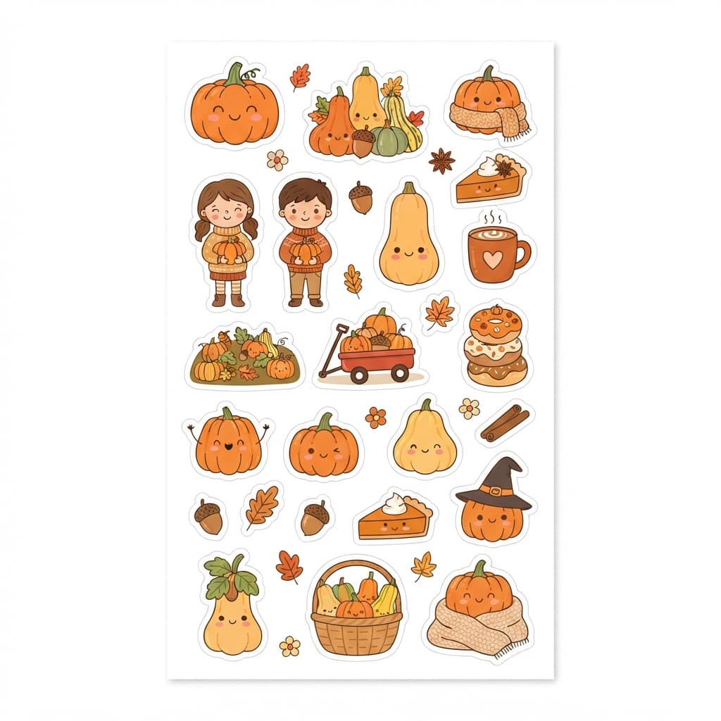 La folie des citrouilles et des courges - Sticker 1