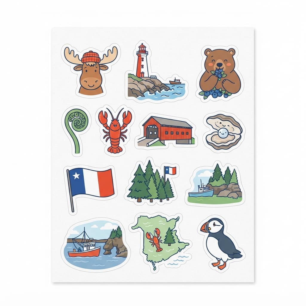 Bienvenue au Nouveau-Brunswick ! - Sticker 1