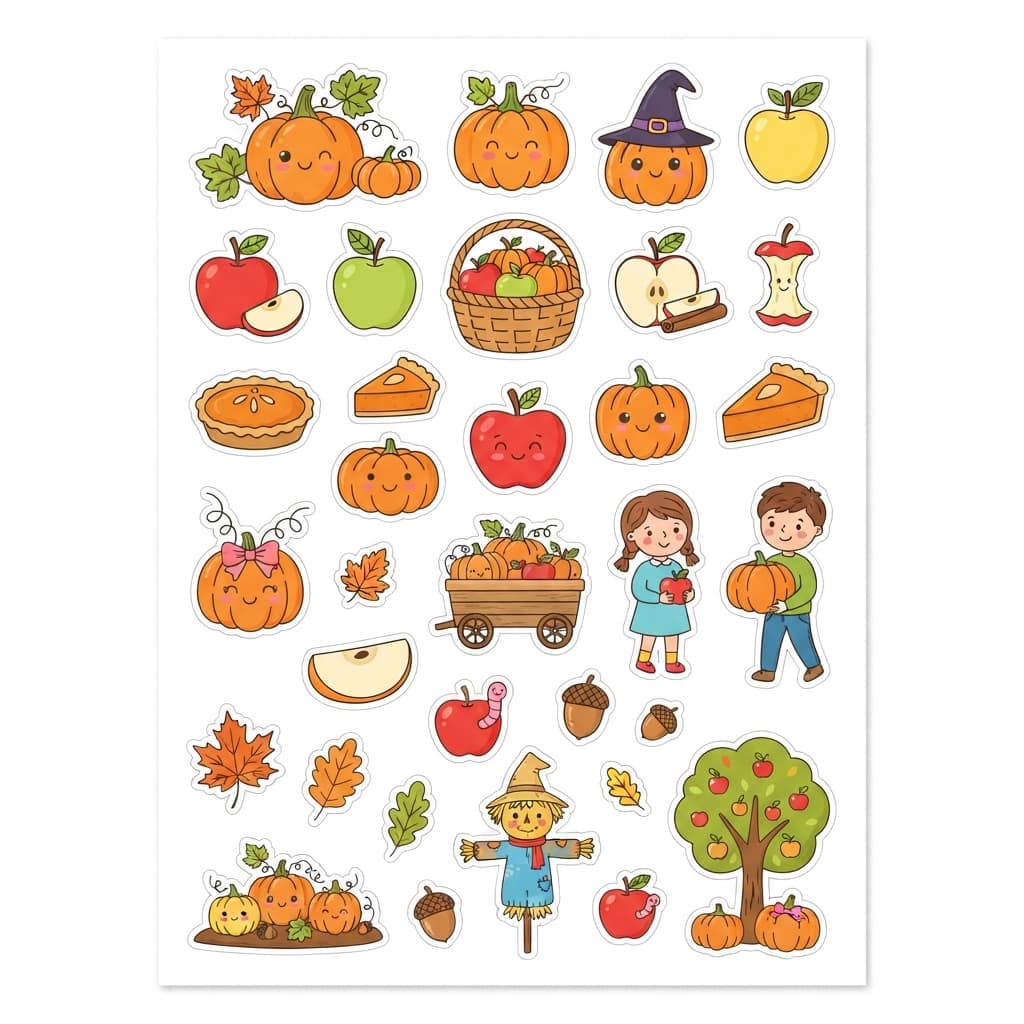 Découverte sensorielle : Les courges et les pommes - Sticker 1