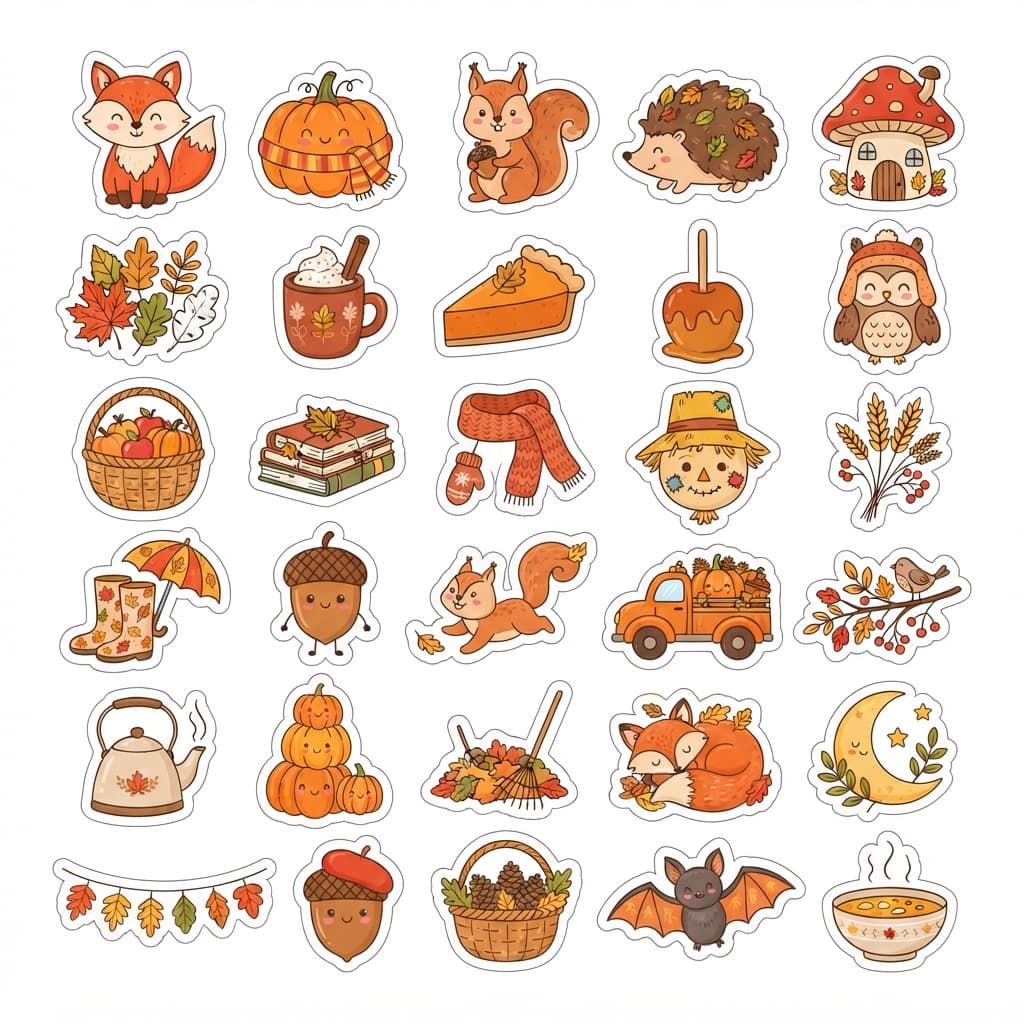 Les trésors de l'automne : une semaine d'émerveillement - Sticker 1