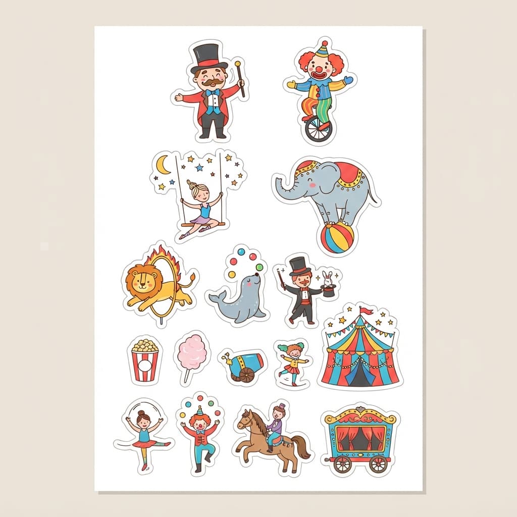 Le Grand Chapiteau des Petits Artistes - Sticker 1